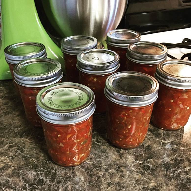 Making salsa - step 6